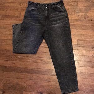 black vintage jeans